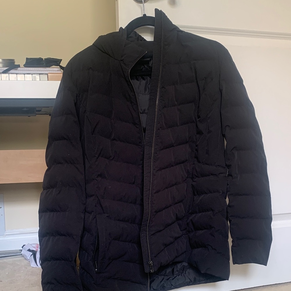 Unisex Black Puffer Jacket